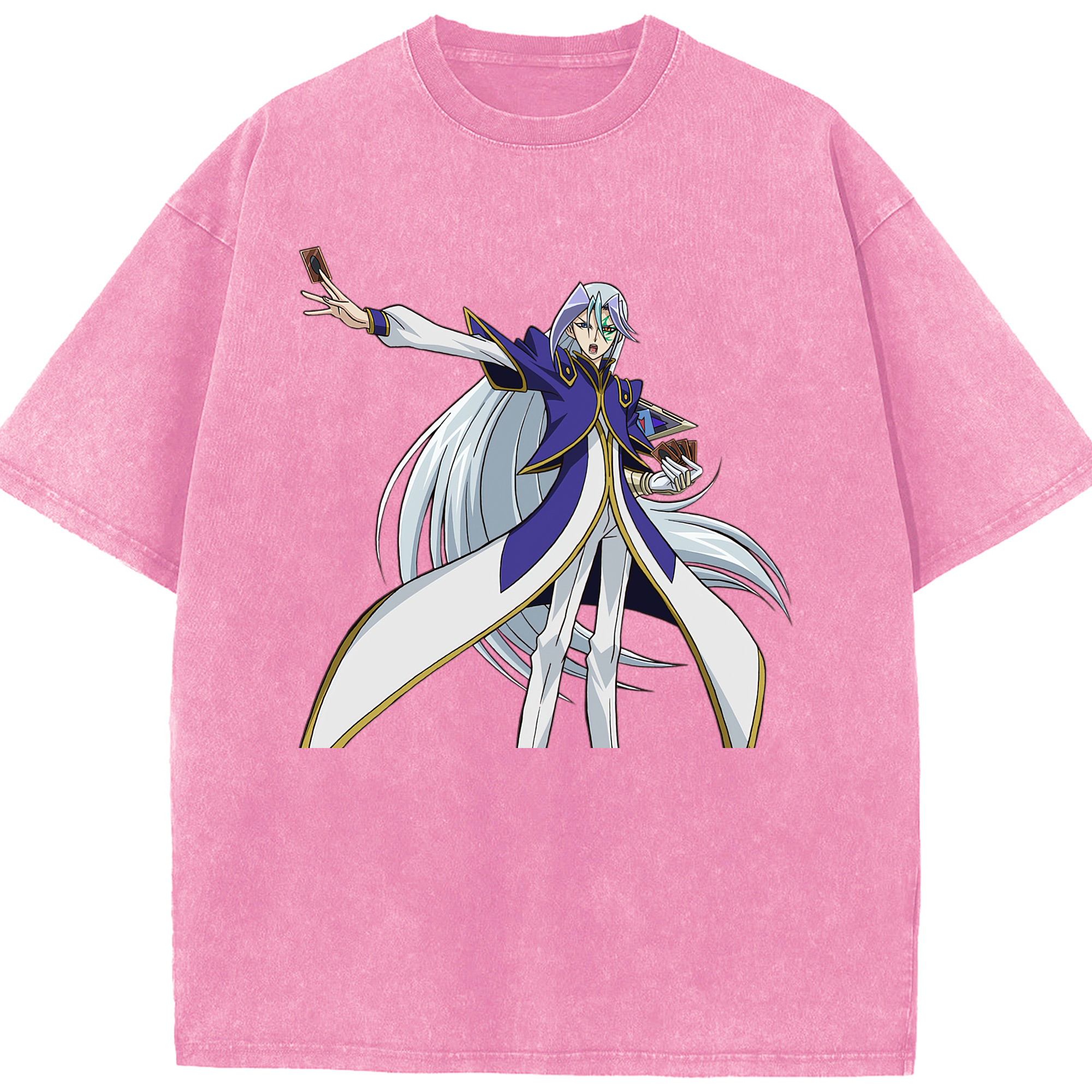 （画像用） 遊☆戯☆王 Yu-Gi-Oh! 綿100% ヴィンテージ風 半袖Tシャツ（フロントプリント）